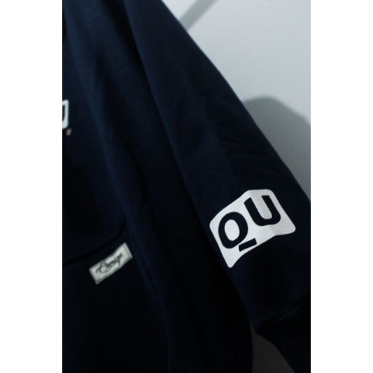 Hoodie oversize unisex original OENIQU motif UNIQ NAVY