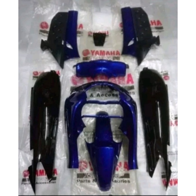 body yamaha nouvo lele sporty biru original body halus nouvo lele original fullsett