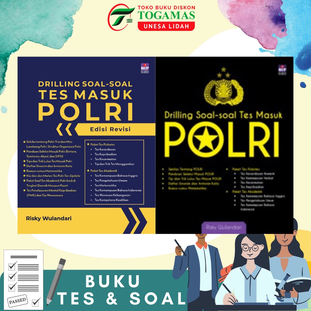 BUKU DRILLING SOAL-SOAL TES MASUK POLRI EDISI REVISI (COVER 2022)