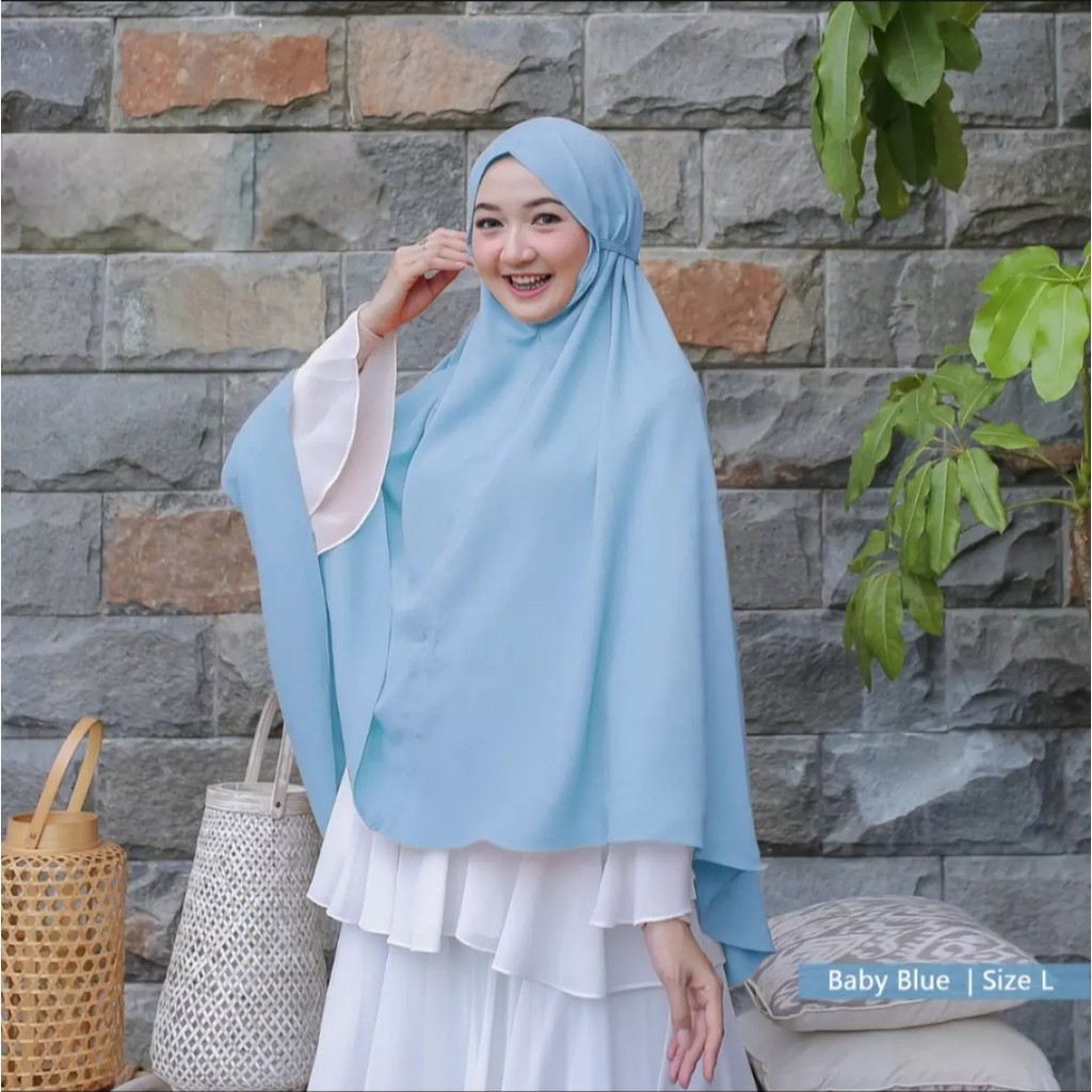 HIJAB SYAR'I JUMBO NON PET TALI/BERGO MARYAM DIAMOND XL