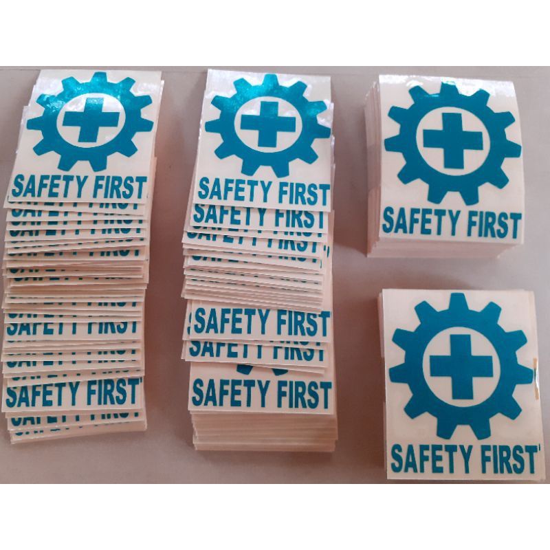 Stiker cutting logo k3 safety first