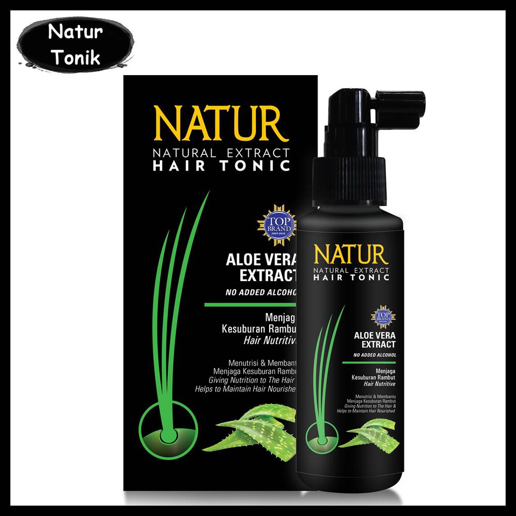 NATUR HAIR VITAMIN / SHAMPOO / CONDITIONER / HAIR TONIC ALOEVERA GINSENG