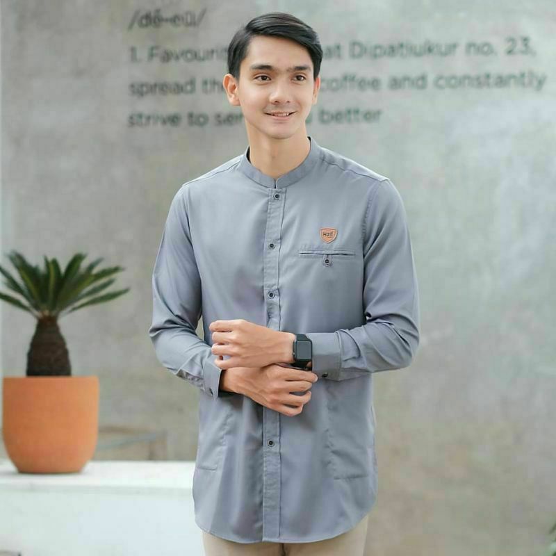 BAJU Koko kurta lengan panjang dewasa dengan varian 5 warna size M L XL