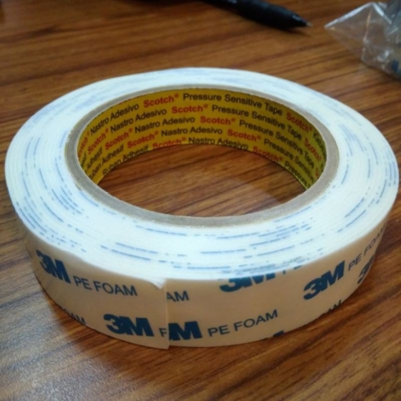 

Double tape PE foam putih 24mm x 4m