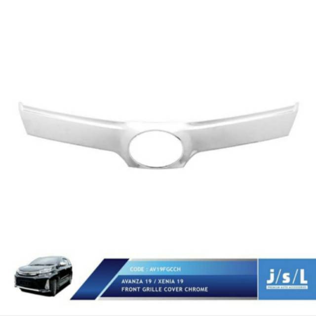 Cover grill Avanza / Xenia 2019 front grill chrome jsl