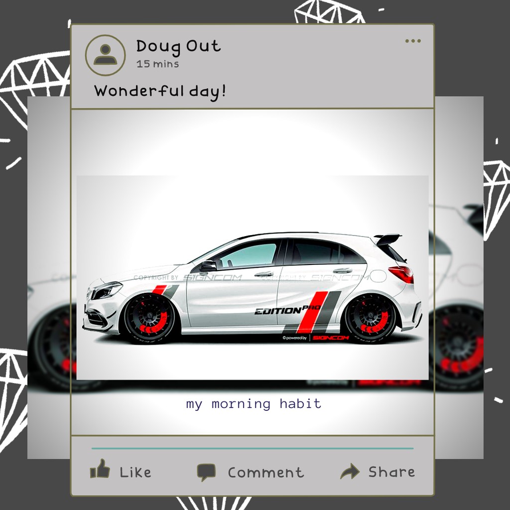 NEW ARRIVAL Cutting Sticker Mobil BRIO AYLA AGYA SIGRA YARIS BMW VIOS DLL TERBARU 2021