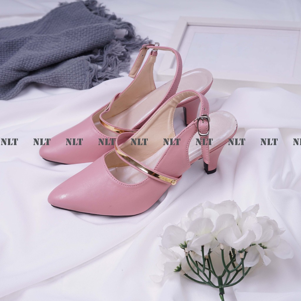 NunuLisaTan - COD Sepatu Heels Hak Pump Wanita VANILA