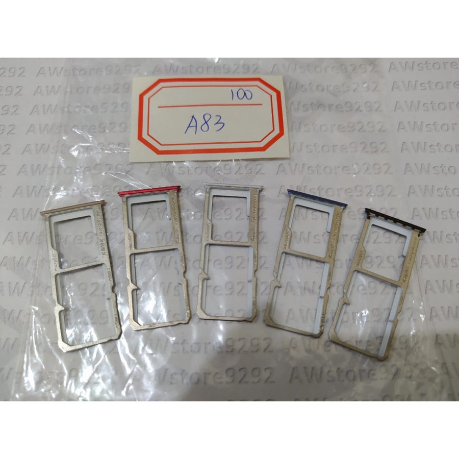 Tempat Dudukan Simcard Simtray Sim Tray Card Lock Oppo A83 A71