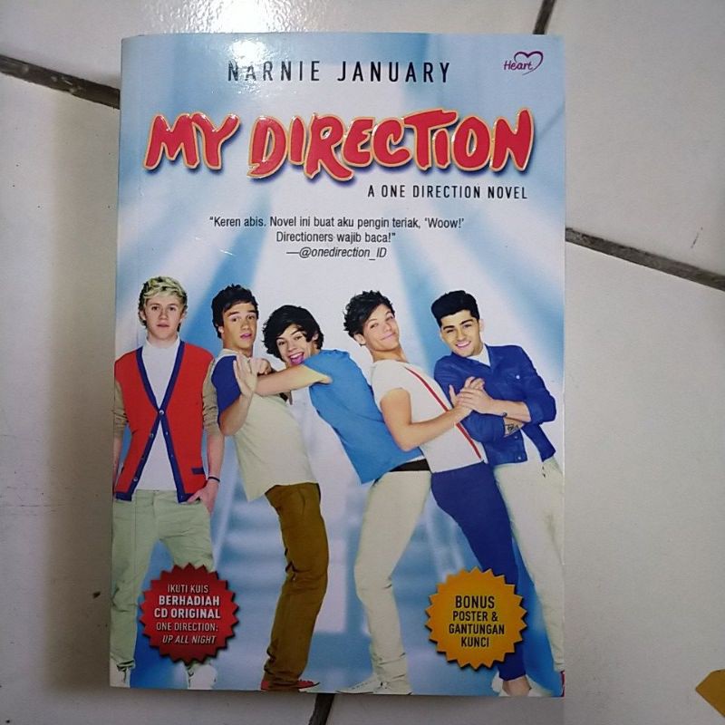 one direction,My direction.A one direction novel.bonus poster