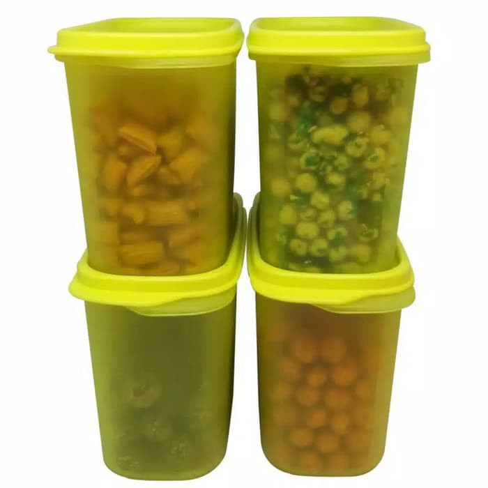 Toples Tinggi 1100 mL Tania / Sealware Food Storage Warna  / Toples Bumbu Dapur / Toples Susu Oval / Kue Lebaran / Coklat / Permen / Kacang