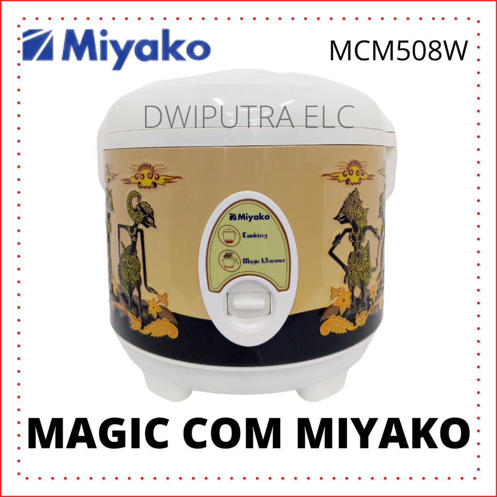 MAGIC COM MIYAKO 508 WYG 1.8 L 3 IN 1 ANTI LENGKET PAN 3 ELEMEN PEMANAS