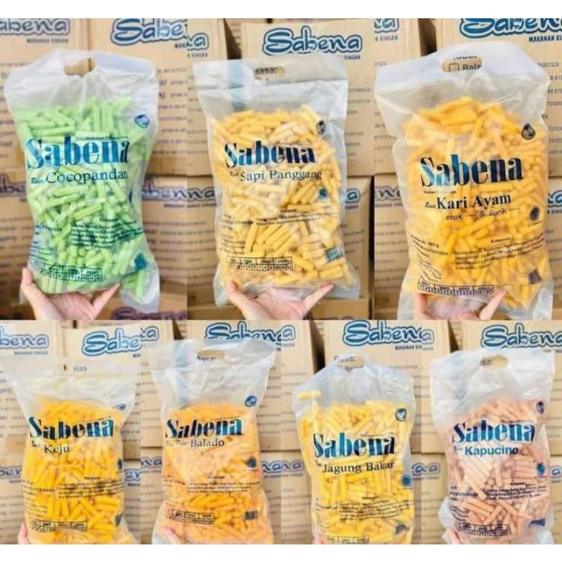 

SABENA SNACK 360GR / STICK SABENA / SABENA STICK / SABENA KEJU / SABENA BALADO