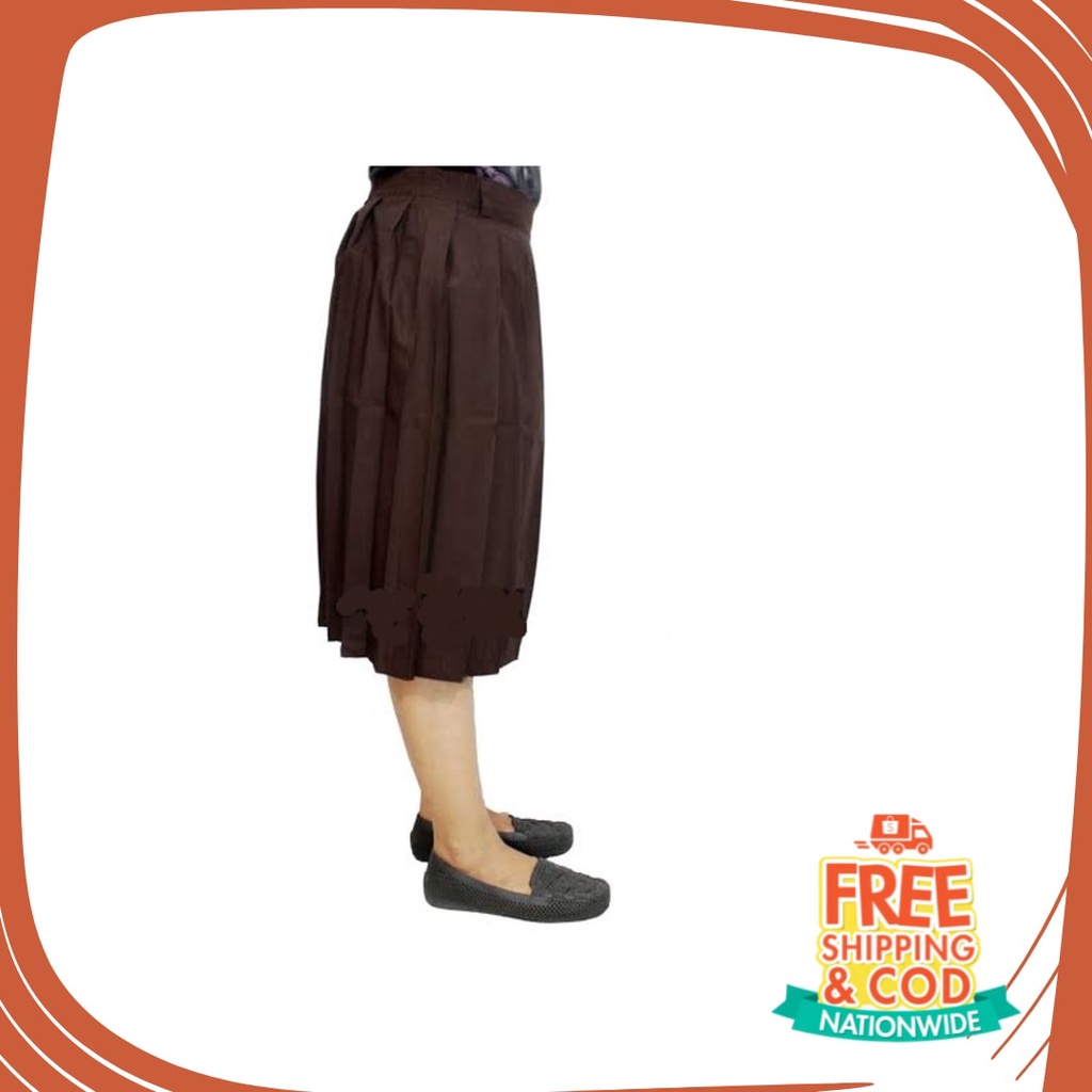 Bawahan remaja Anak Sekolah Kuliah Dewasa Street /  Rok Sekolah Perempuan Rempel Pendek Coklat