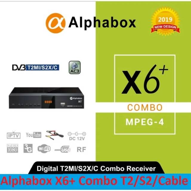 Receiver Multistream Alphabox x6plus
