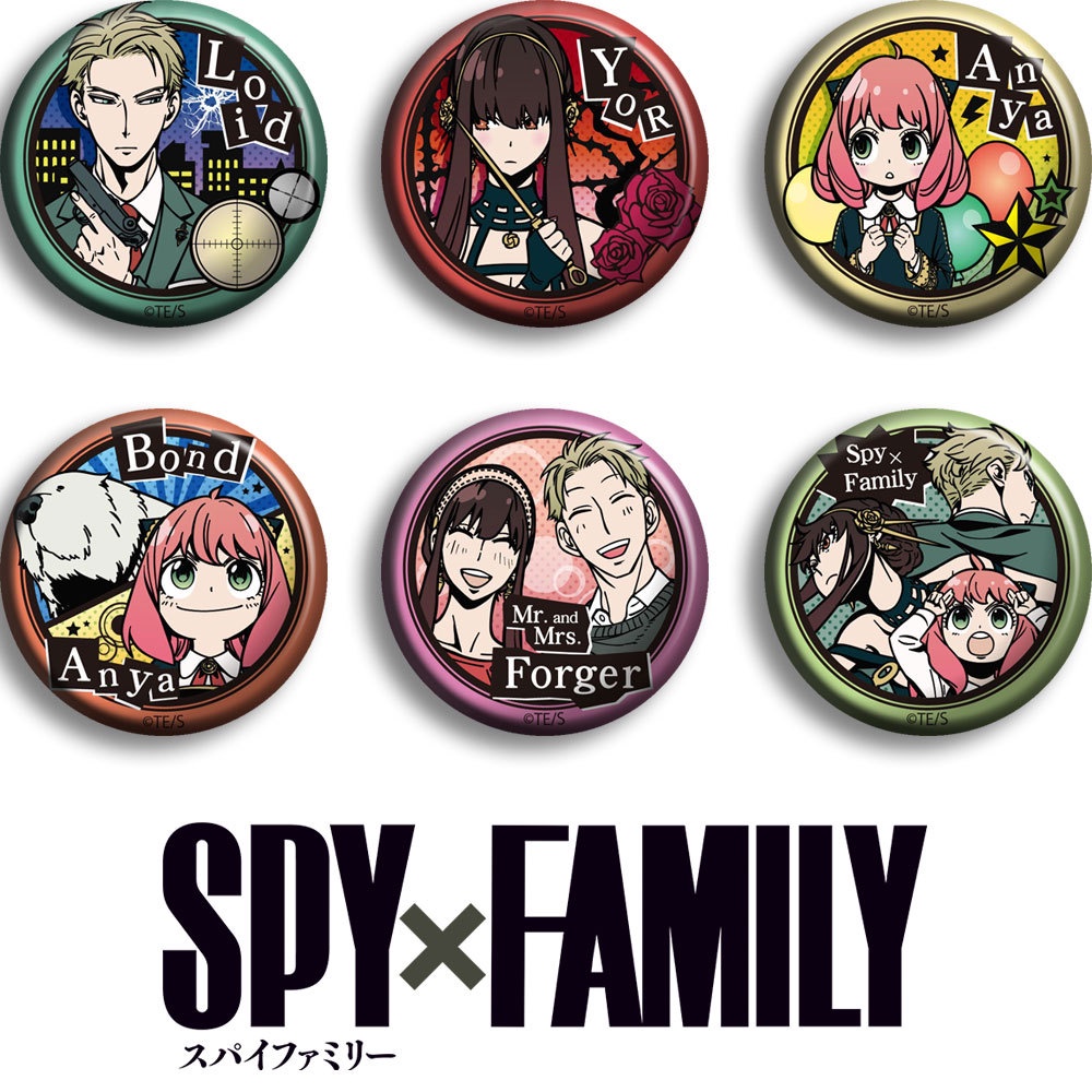 Bros Pin Desain Kartun Anime SPY X FAMILY Loid Anya Yor Untuk Kostum Cosplay