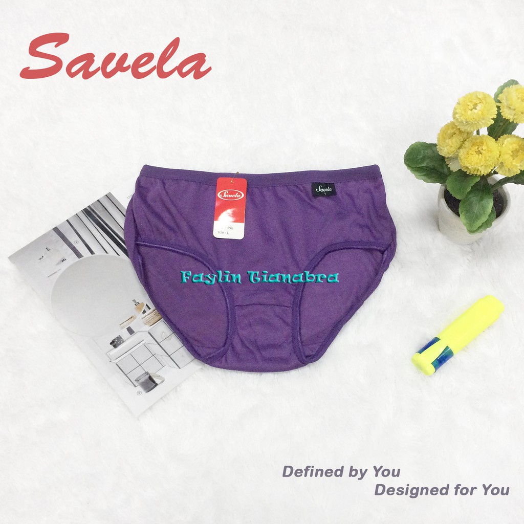 SAVELA | Celana Dalam Wanita Polos / Extra Lembut / JUMBO Size / art SVL 696 Polos