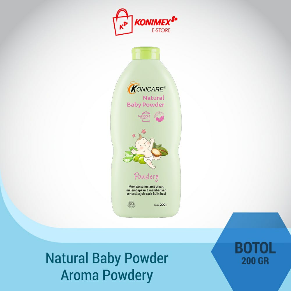Konicare Natural Baby Powder Aroma Powdery - Bedak Bayi