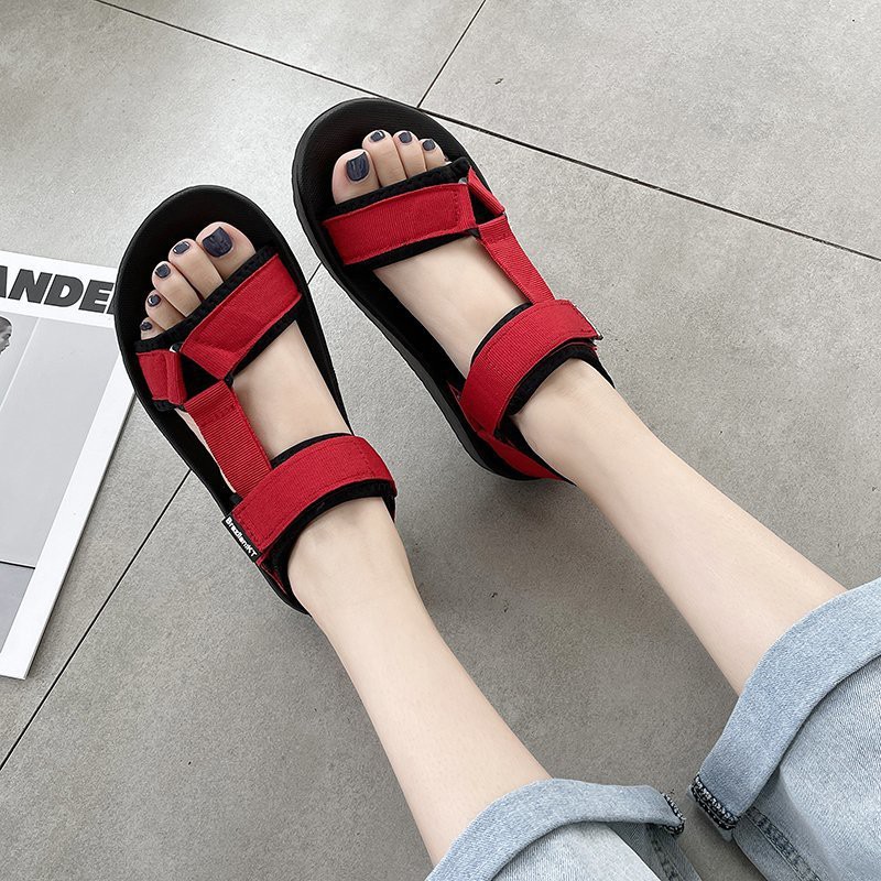 Sandal gunung wanita sol karet Sendal Hiking Wanita Import Korea Sandal Tali Belakang SD-057