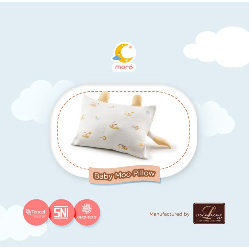 MORO BABY MOO PILLOW / BANTAL BAYI MORO