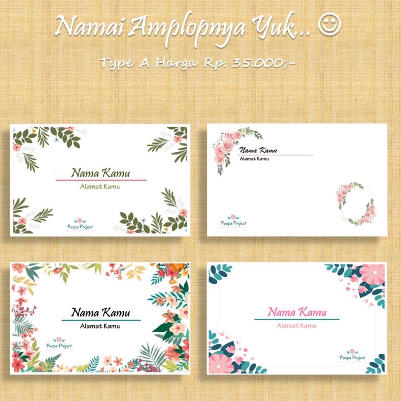 

Cetak Nama Amplop (A)