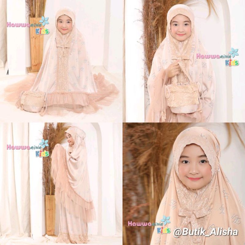 Mukena kids Ekslusive by Hawwa aiwa kids