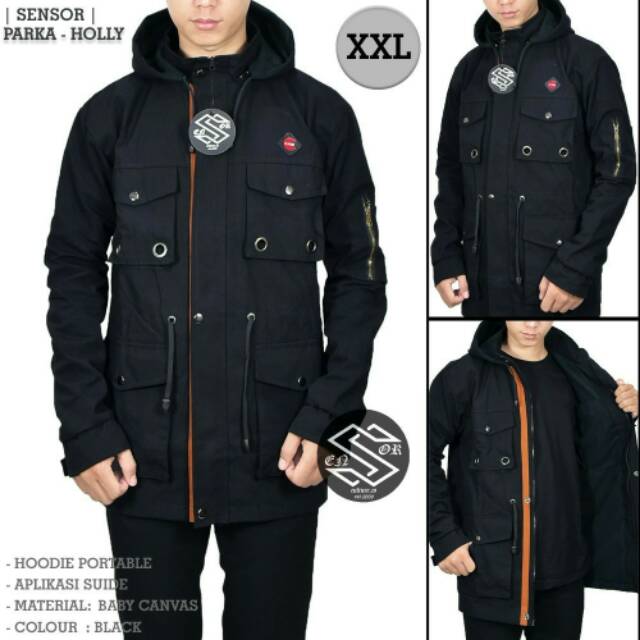 Jaket Parka Jumbo XXL Premium SENSOR / Jaket Outdoor Baby Canvas Big Size