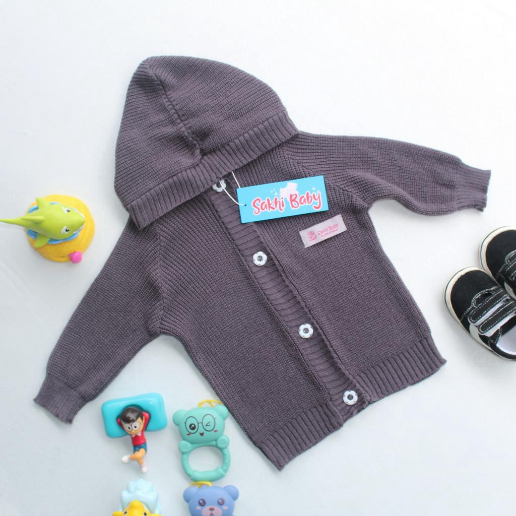 Sakhi Baby Jaket Rajut Anak Bayi Model Hoodie