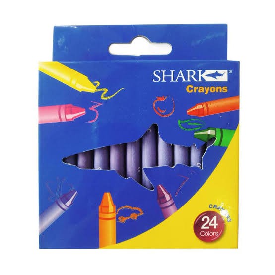 

krayon gambar Wax Crayon shark 24 colors
