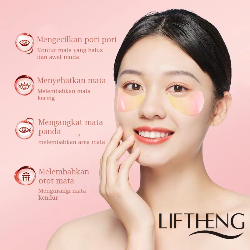 LIFTHENG EYEMASK SAKURA SEAWEED SOOTING MASKER MATA PANDA ANTI AGING