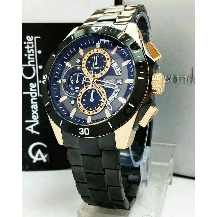 Alexandre Christie 6465 Rose Gold Black