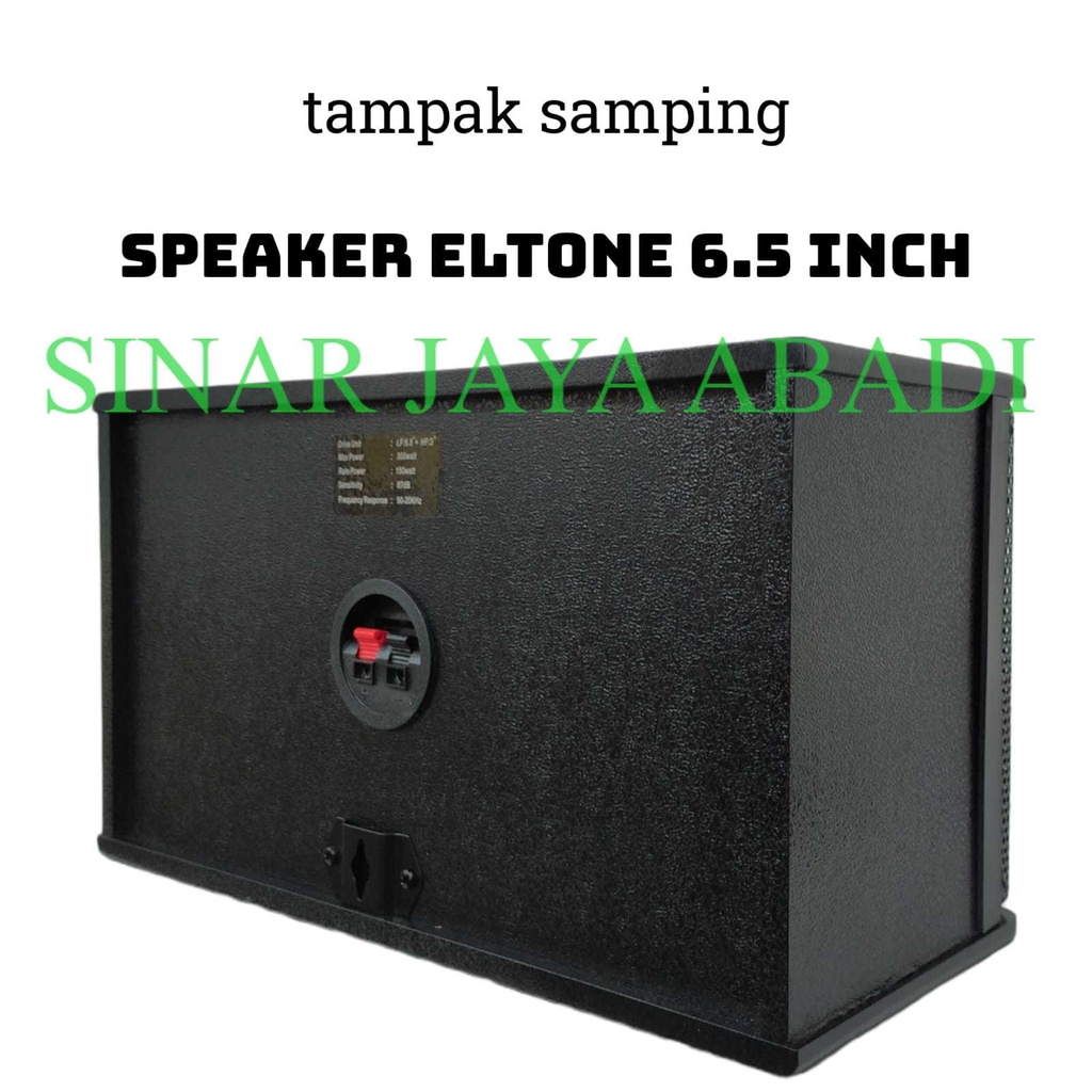 Paket sound system karaoke AMPLI FIRST CLASS SPEAKER ELTONE 6.5 INCH