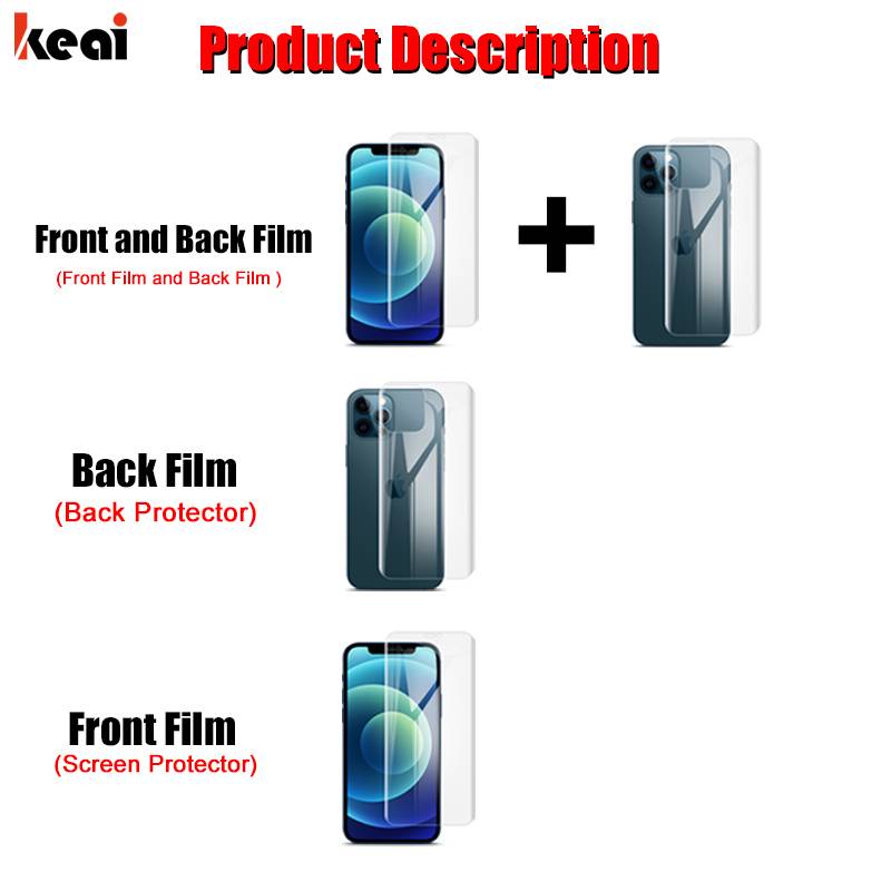 500D Full Cover Hydrogel Film For iPhone 13 Pro Max Mini 13Pro Max Screen Protector Not Glass