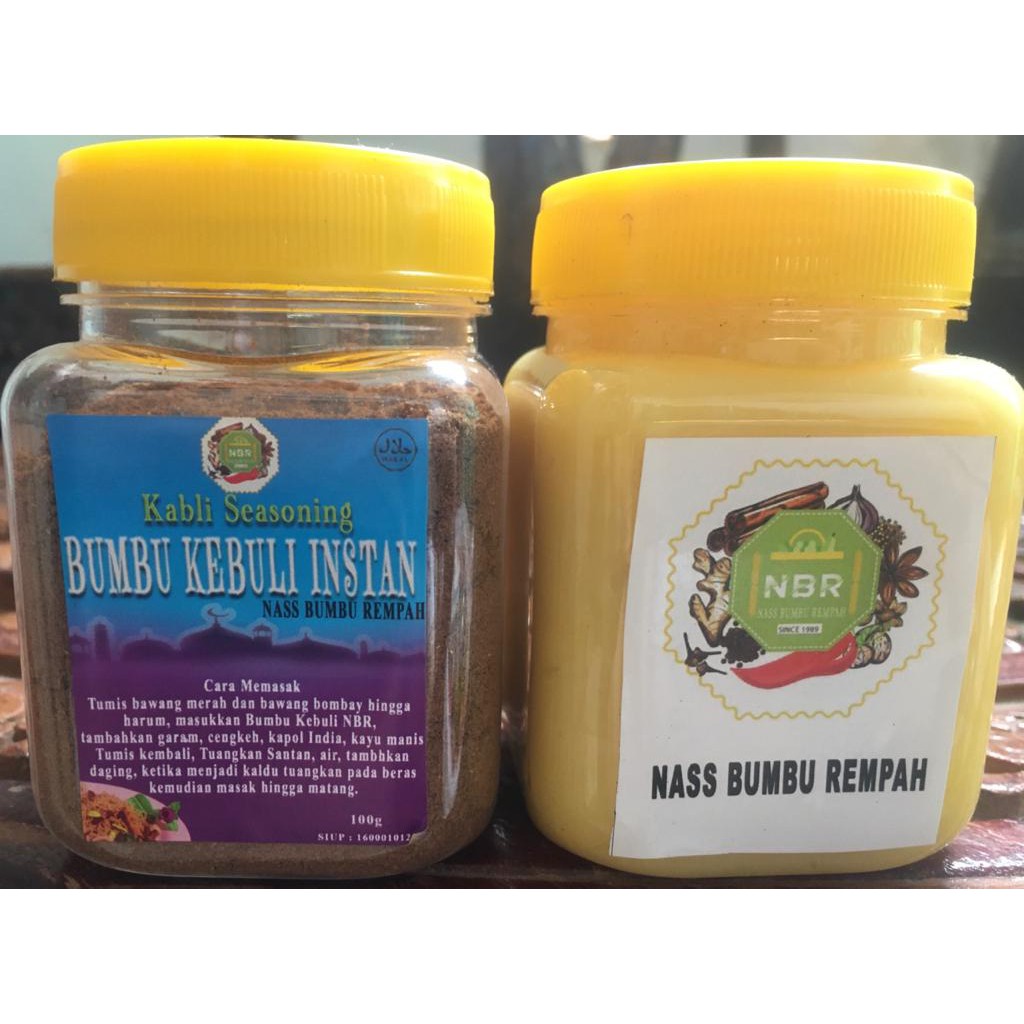 

PROMO HEMAT Bumbu Nasi Kebuli + Minyak Samin / Bumbu Bubuk Kebuli /Kabli Nass Bumbu Rempah