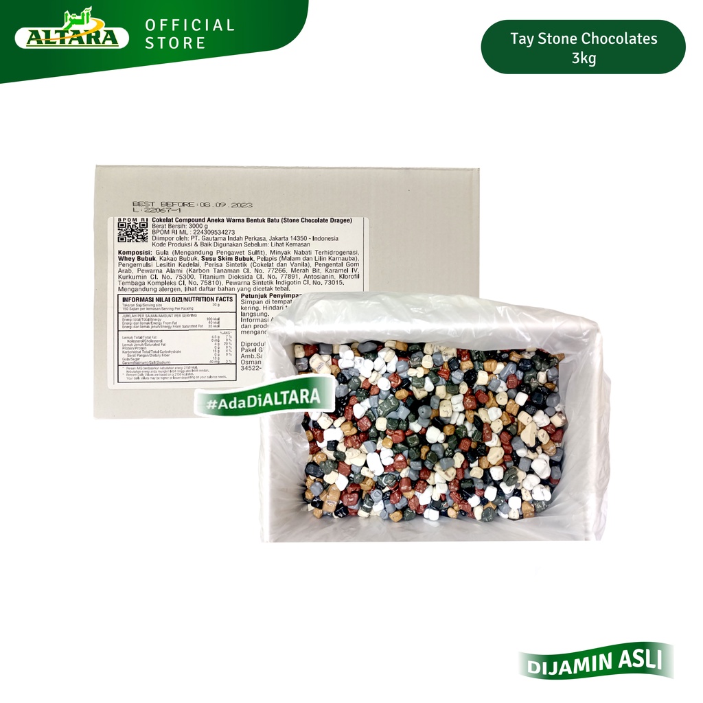 

Coklat Kerikil Tay Stone Chocolates 3kg