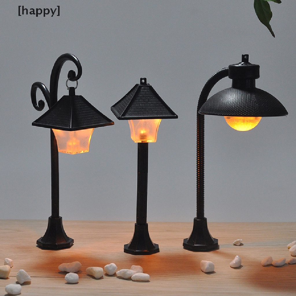 1 Pc Ornamen Miniatur Lampu Jalan Untuk Dekorasi Taman