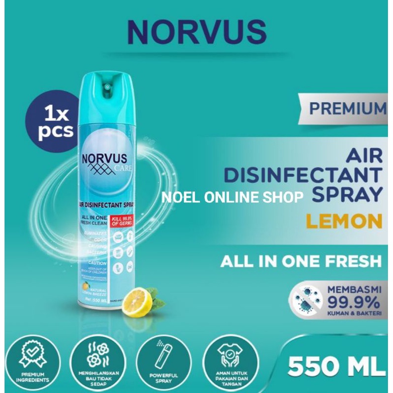 Norvus Disinfectant Air Disinfektan Spray 550ml 550 ml