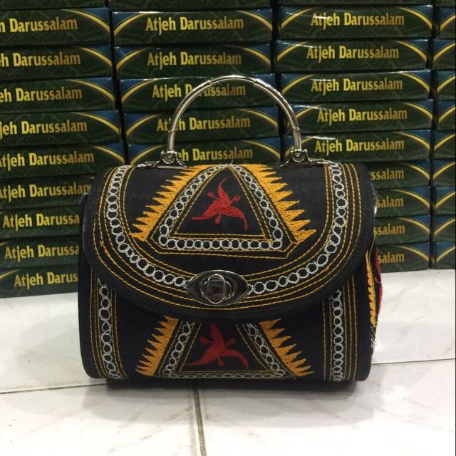 Tas Pesta Dara / Tas Aceh bordir motif Gayo / tas etnik