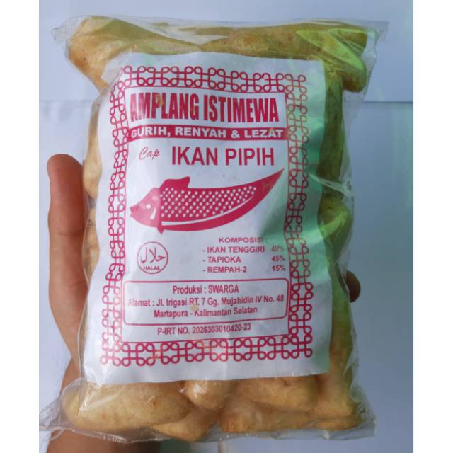 Amplang istimewa cap ikan pipih