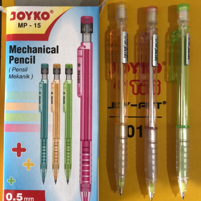 

( 1pcs ) Joyko Mechanical Pencil Cristal 0.5mm / Pencil Mekanik MP-15