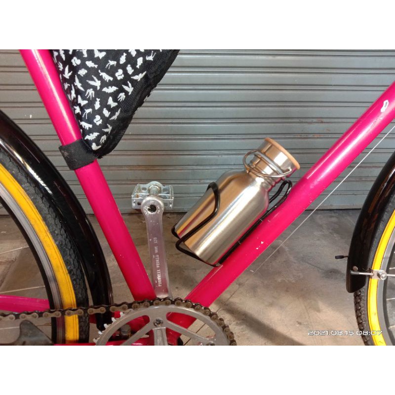 Bidon Botol Minum Sepeda Lipat Balap Mini Velo Stainless Klasik Vintage 300ml