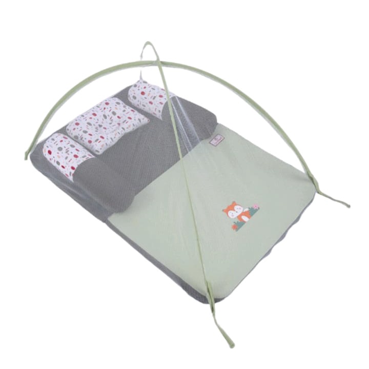 [2 kg] Cintaka Kasur Bayi Lipat + Kelambu Print Fox Series - CBK 2841