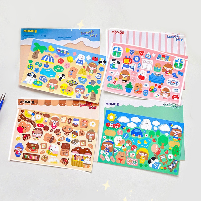 Stiker Dinding Desain Kartun Lucu Untuk Dekorasi