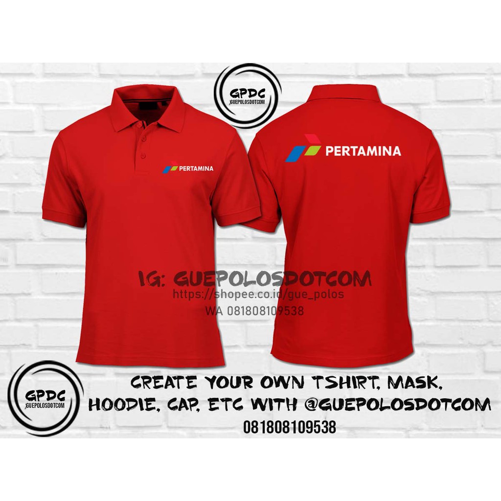 BAJU KAOS POLO TSHIRT PERTAMINA BUMN - KAOS PERTAMINA BUMN -  POLOSHIRT PERTAMINA - BAJU PERTAMINA