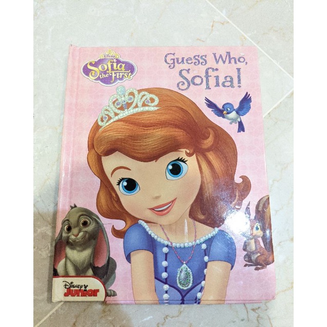 Preloved excellent condition Sofia the First Guees who, Sofia book / Buku anak
