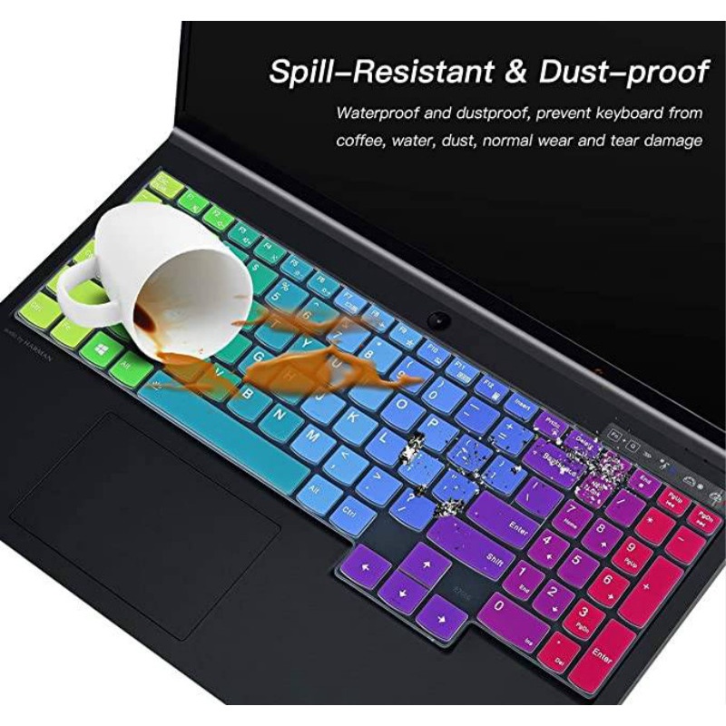 Skin Silikon Cover Pelindung Keyboard Untuk Laptop Lenovo Legion 5 5i 5p 5pi 15 2020 R7000 Y7000 Y7000P Legion5 15.6 &quot;