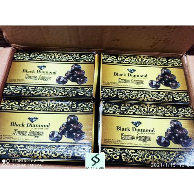 

/////] Kurma Anggur / Bam Black Diamond 1 Dus - (12 Pack x 600-650gr)
