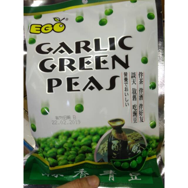 

Garlic green peas ego made in taiwan