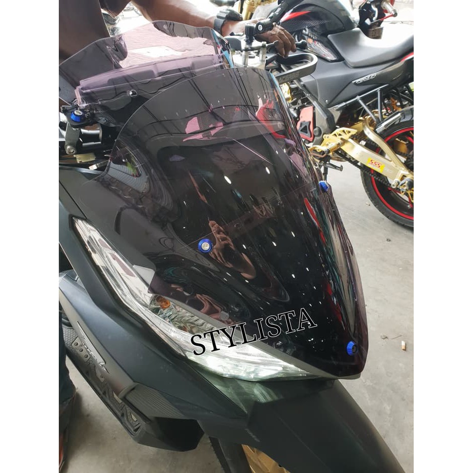 Paling Laris Windshield Visor Vario 150 Led Breket Model