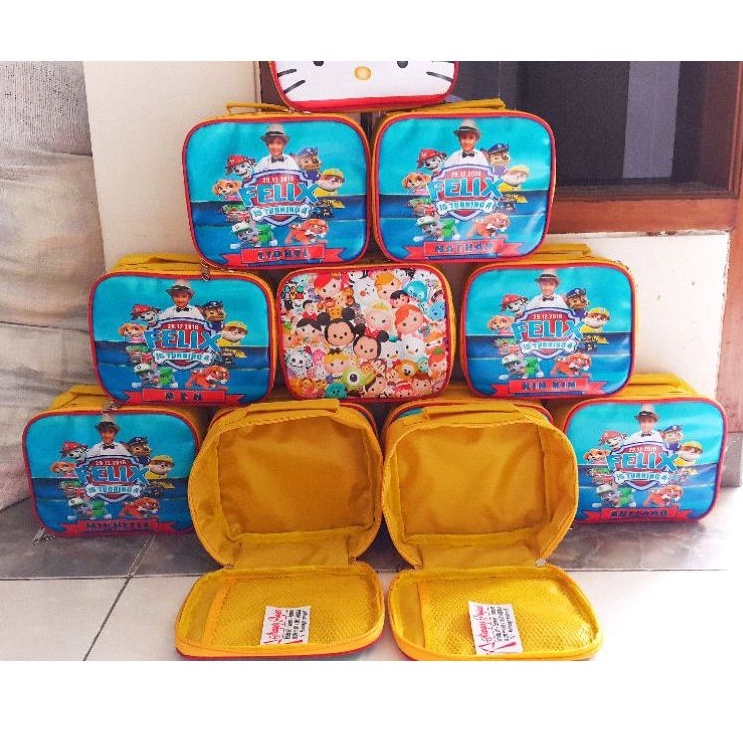 Tepak pouch souvenir gambar printing bisa,dikasih foto