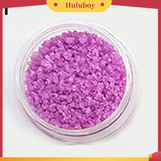 Huluboy Huluboy♡ 1pc Stiker Glitter Luminous Bahan Akrilik Untuk Dekorasi Manicure